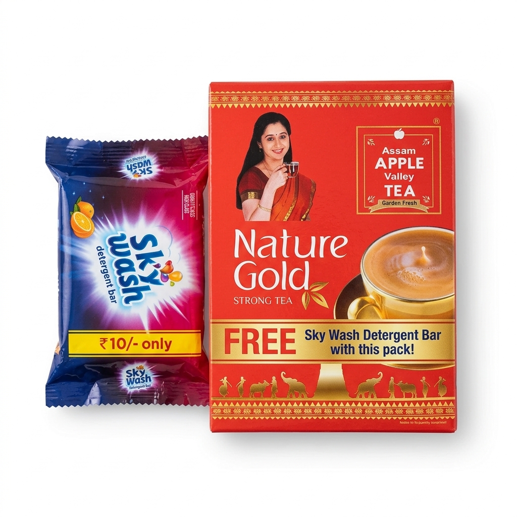 Apple Nature Gold Tea + Free Detergent Bar