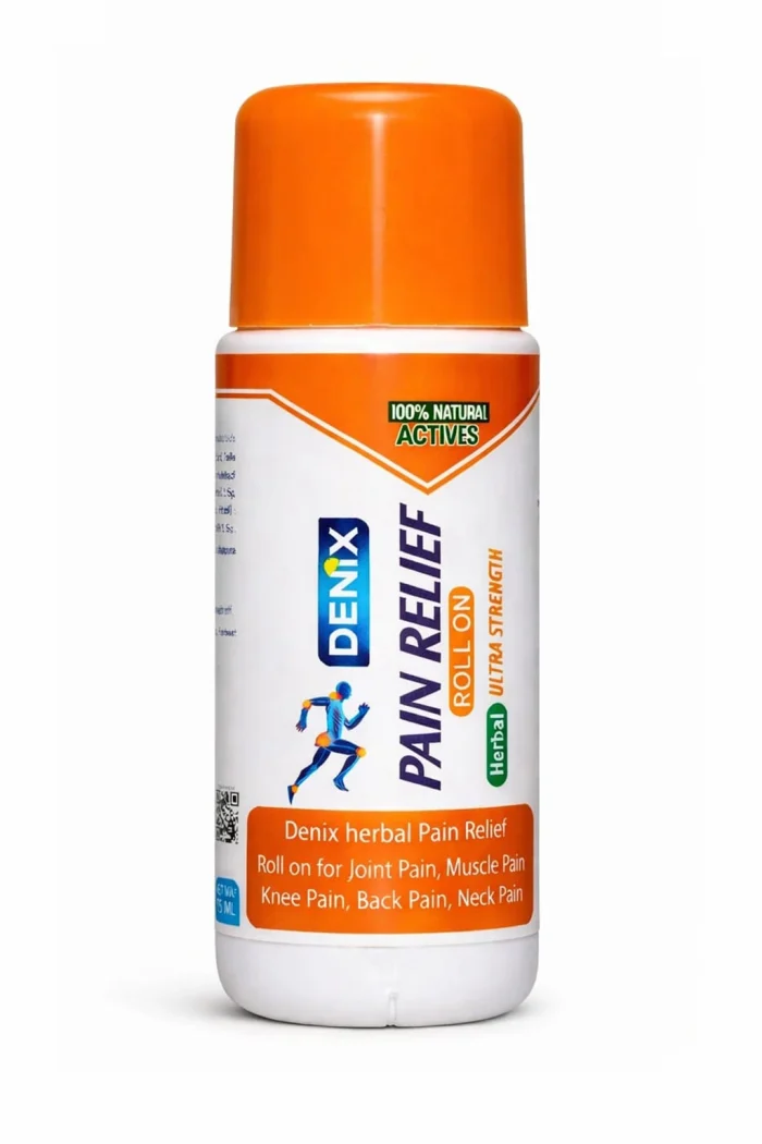 Denix Ayurveda Ortho Roll-On for Pain Relief (75ml)
