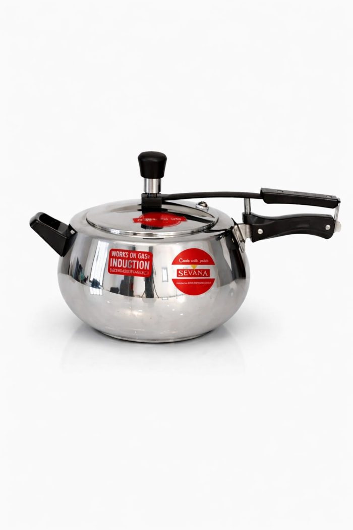 5L Sevana Stainless Steel Pressure Cooker – Induction & Gas