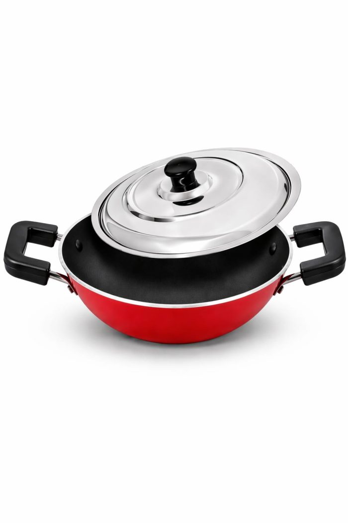 Peter Cook Non-Stick Appachatti 220 mm with Stainless Steel Lid